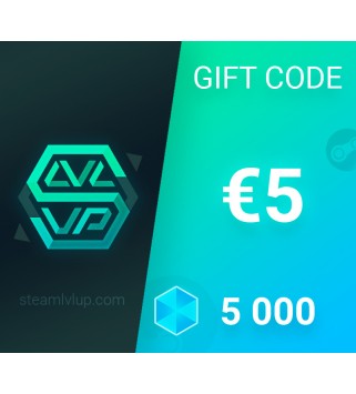 SteamlvlUP €5 Gift Code Key GLOBAL